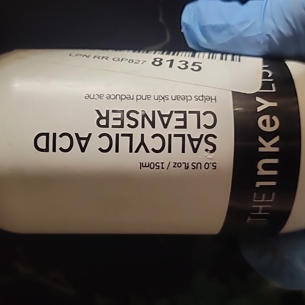 theinkey , New Salicylic acid cleanser,